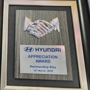 Hyundai Motors Appreciation AWARD